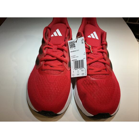 Adidas UltraRun 5 J Kids/Youth 6.5 Red Black Sneakers Women’s 8. main image 5